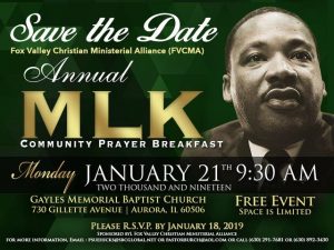 MLKjr Prayer Breakfast @ Gayles Memorial Baptist Church
