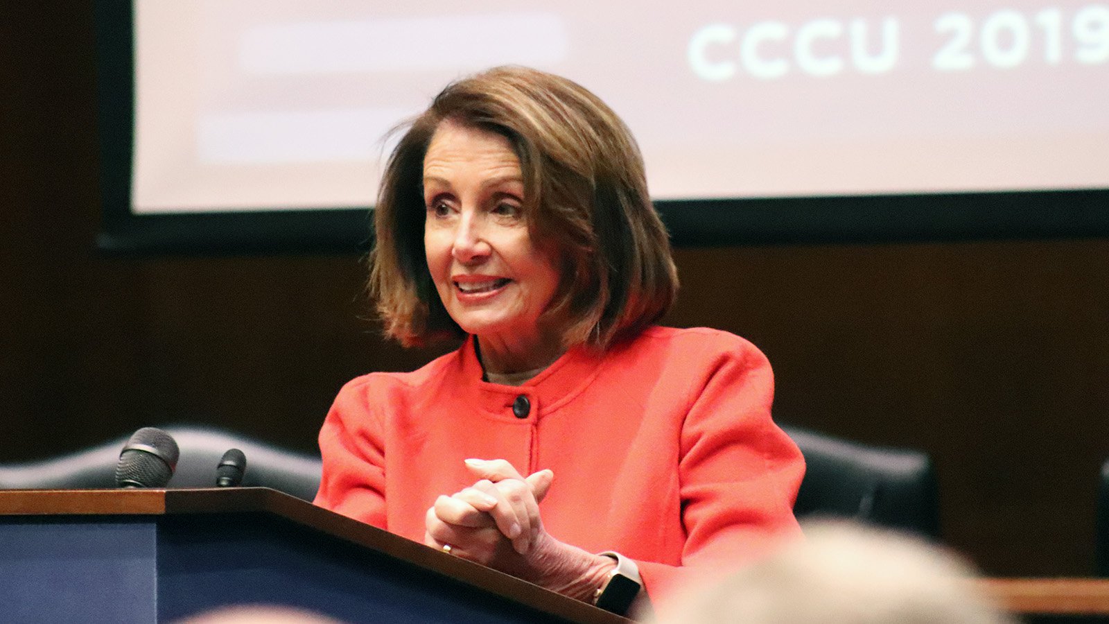 Nancy Pelosi at CCCU