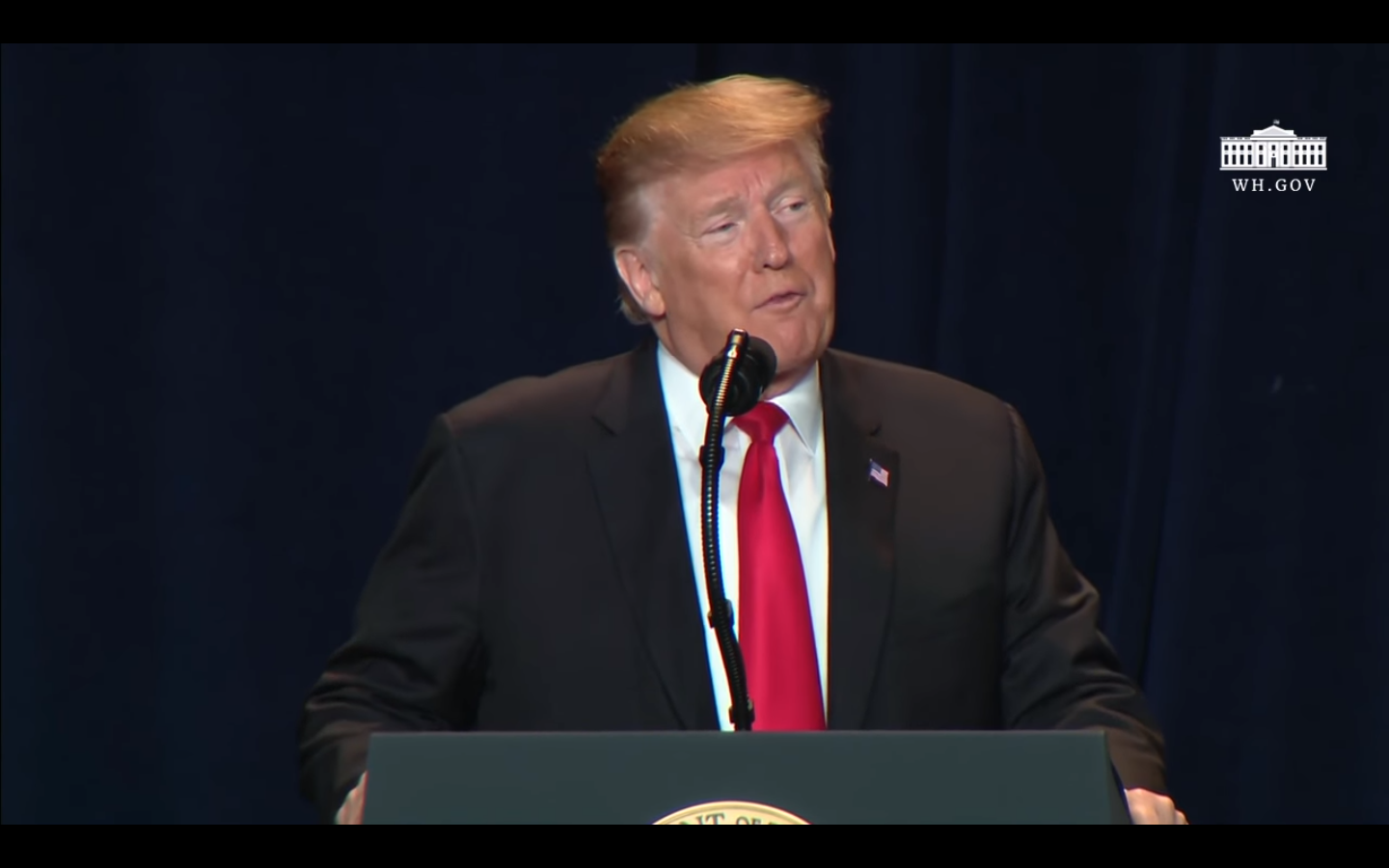 President Trump promotes life and prayer at breakfast.
