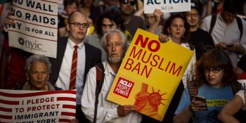 Trump travel ban protesters