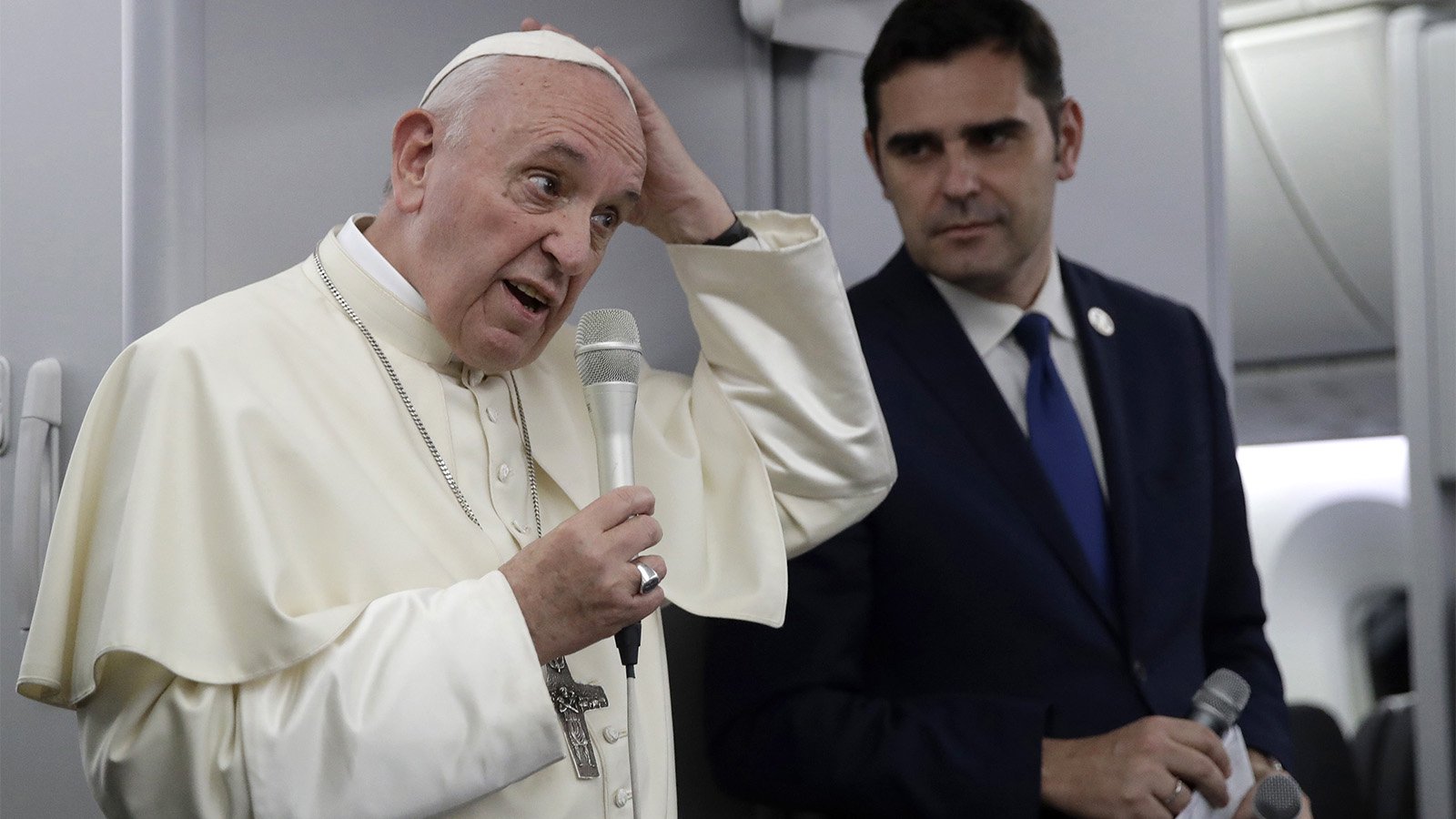 Pope Francis discusses sexual abuse of nuns.
