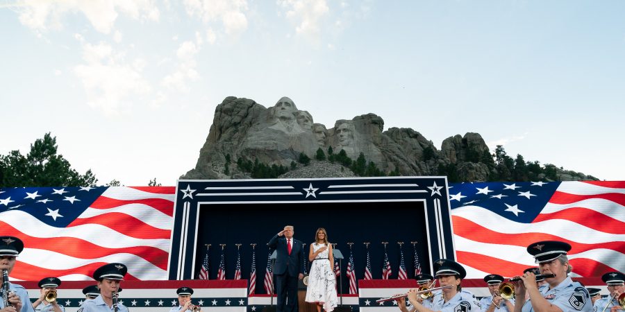 Trump at Mt. Rushmore