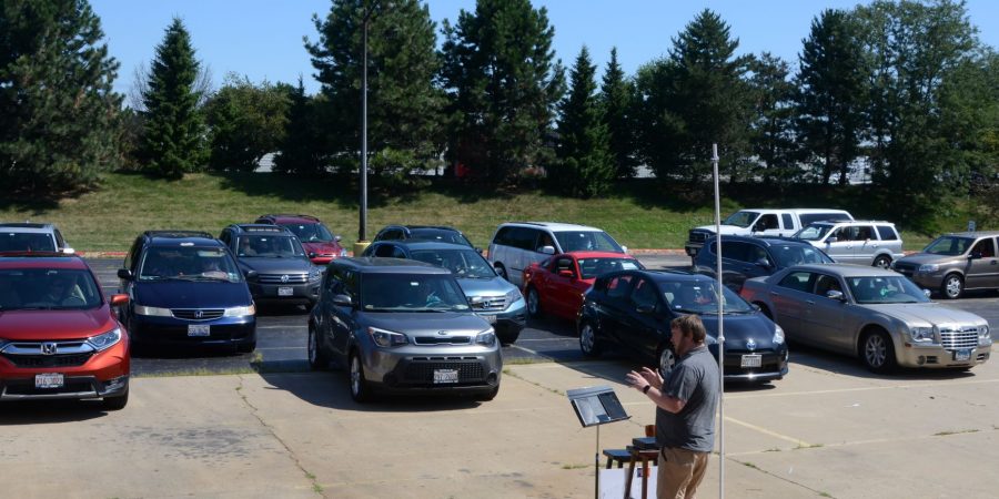 Outdoor worship - Flowing Forth UMC