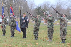 Aurora rifle team helps Montgomery VFW in ceremony